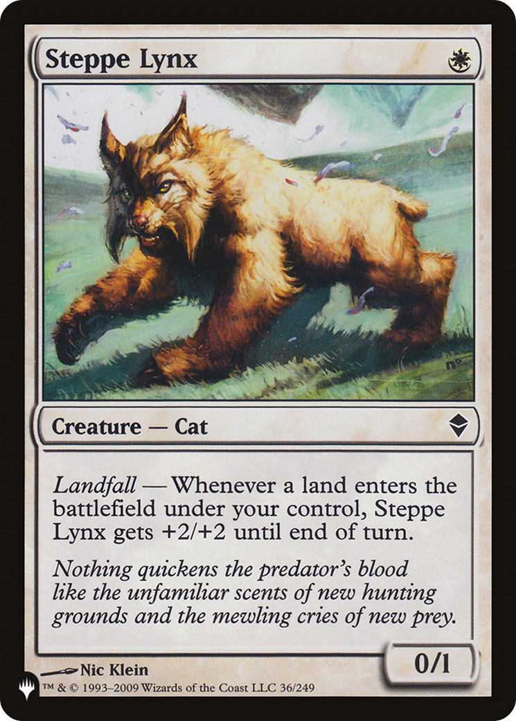 Steppe Lynx - [The List]