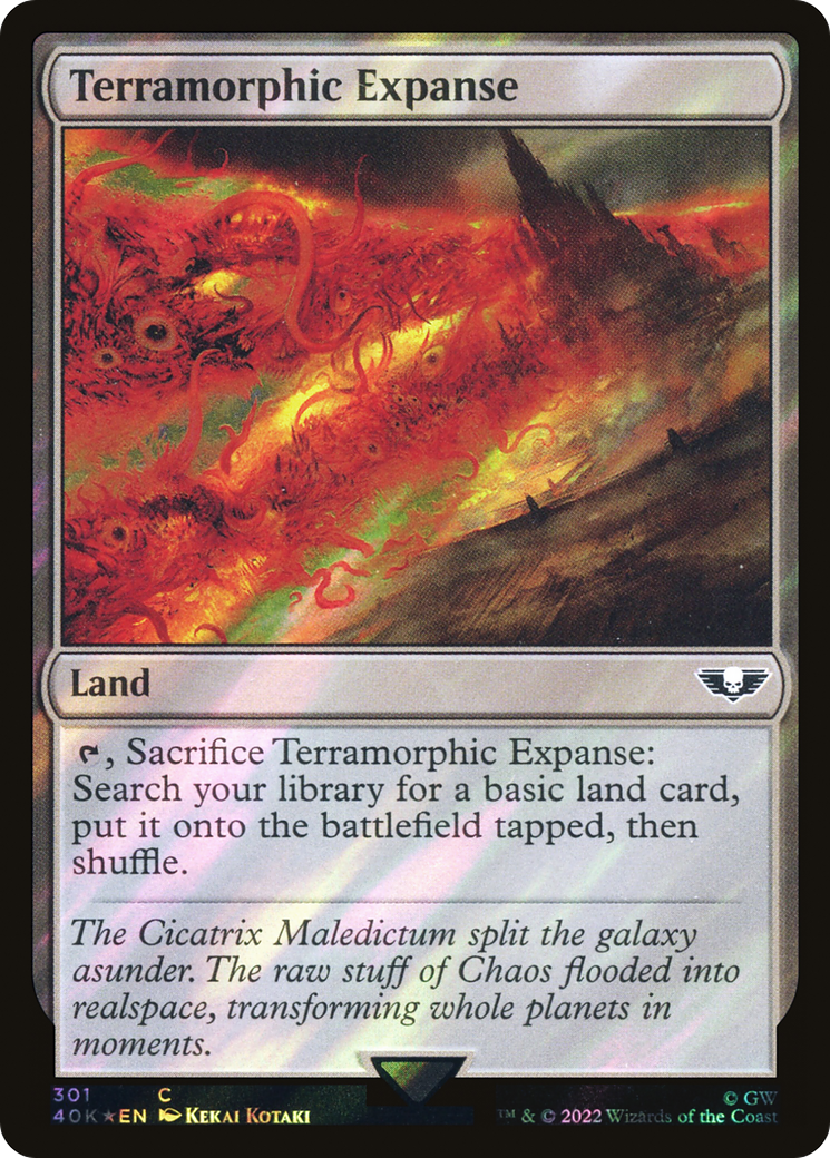 Terramorphic Expanse (Surge Foil) [Warhammer 40,000]