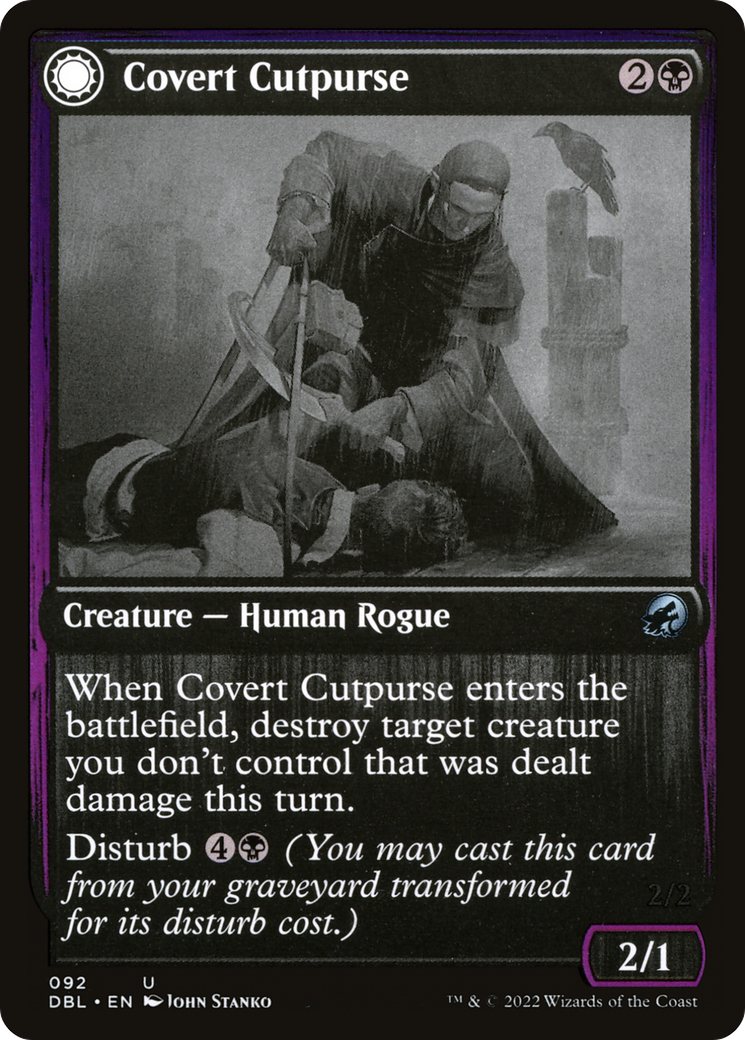 Covert Cutpurse - Innistrad: Double Feature: (Double Faced Transform)