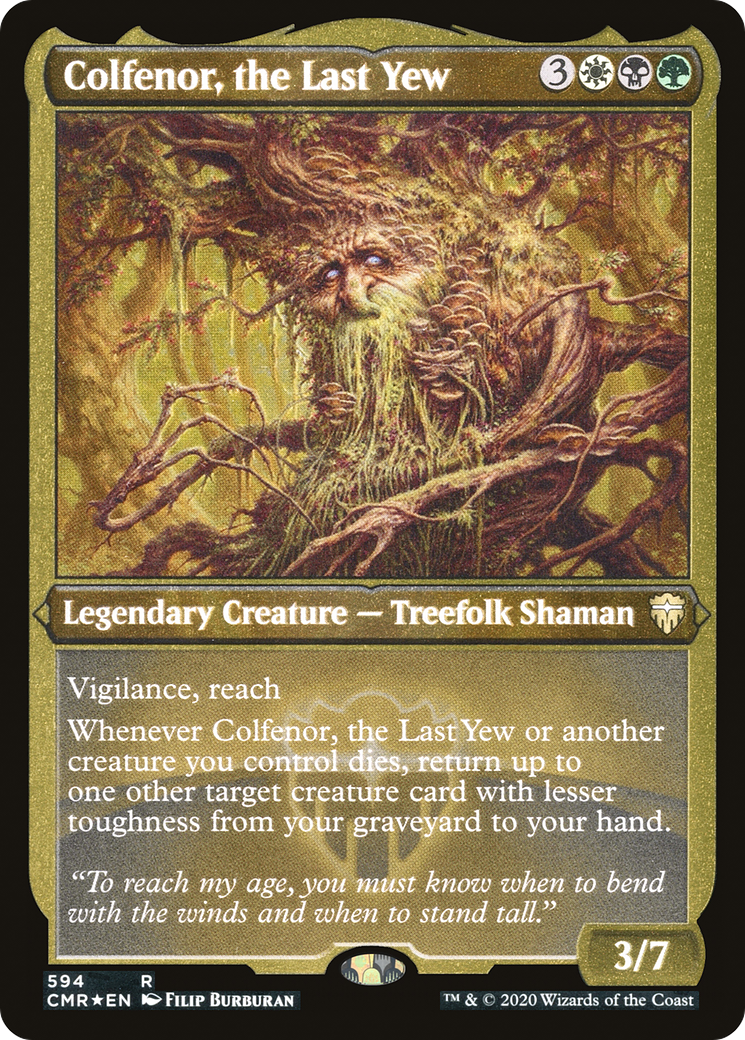 Colfenor, the Last Yew (Foil Etched) [Commander Legends] Etched Foil