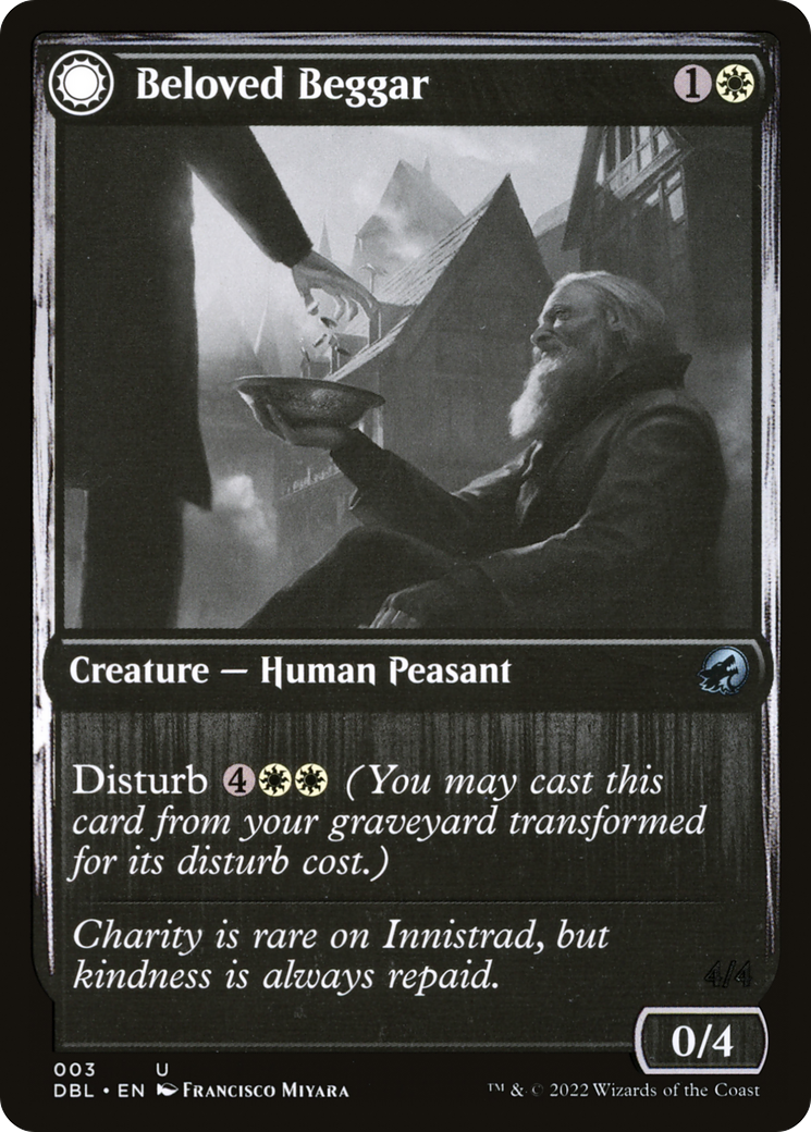 Beloved Beggar - Innistrad: Double Feature: (Double Faced Transform)