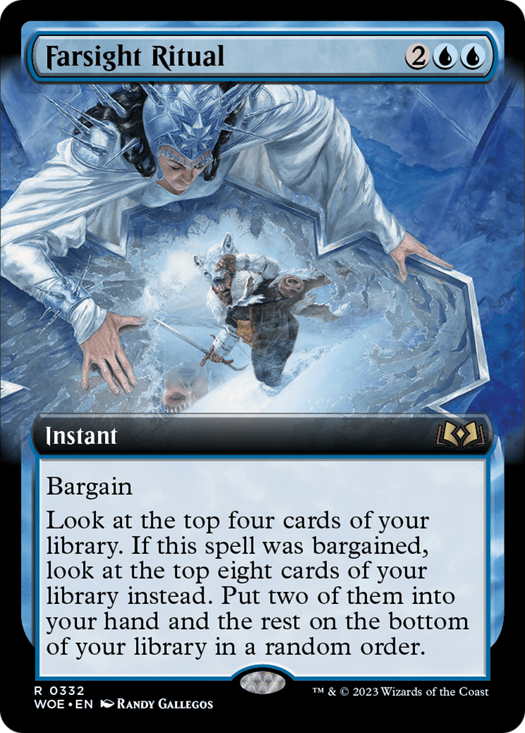 Farsight Ritual (Extended Art): (Extended Art) [Wilds of Eldraine]