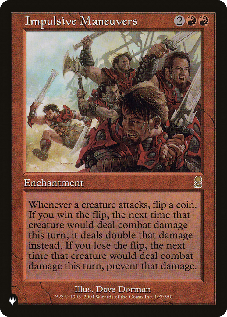 Impulsive Maneuvers [The List]