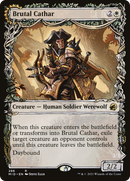 Brutal Cathar (Showcase) - Innistrad: Midnight Hunt: (Showcase, Double Faced Transform)