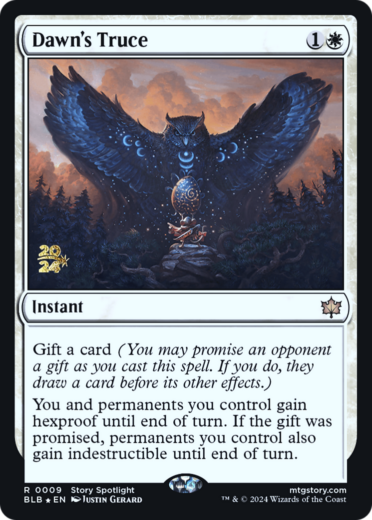 Dawn's Truce [Bloomburrow Promos] Foil