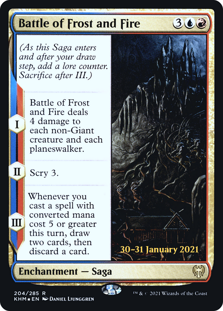 Battle of Frost and Fire - Kaldheim Promos Foil