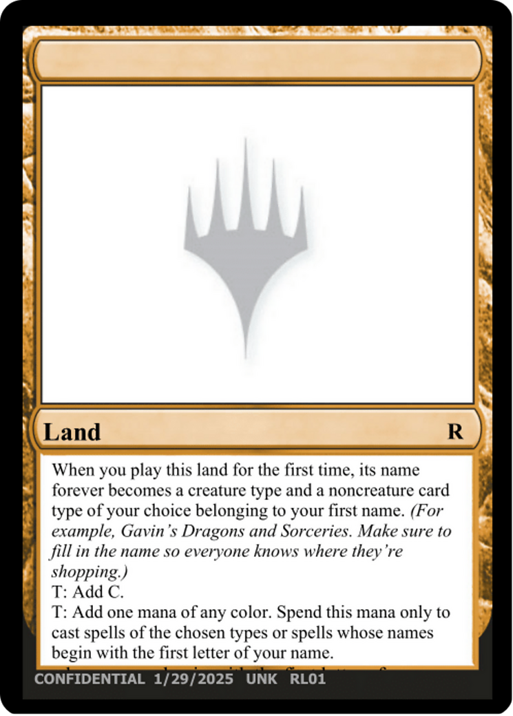 ______ [Un-Known Event Playtest Cards]