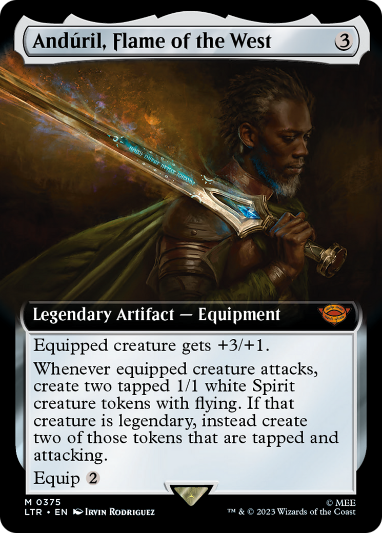 Anduril, Flame of the West (Extended Art) - The Lord of the Rings: Tales of Middle-earth: (Extended Art)
