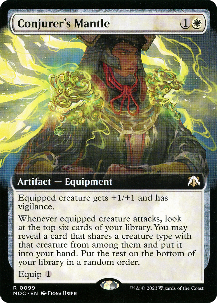Conjurer's Mantle (Extended Art): (Extended Art) [March of the Machine Commander]