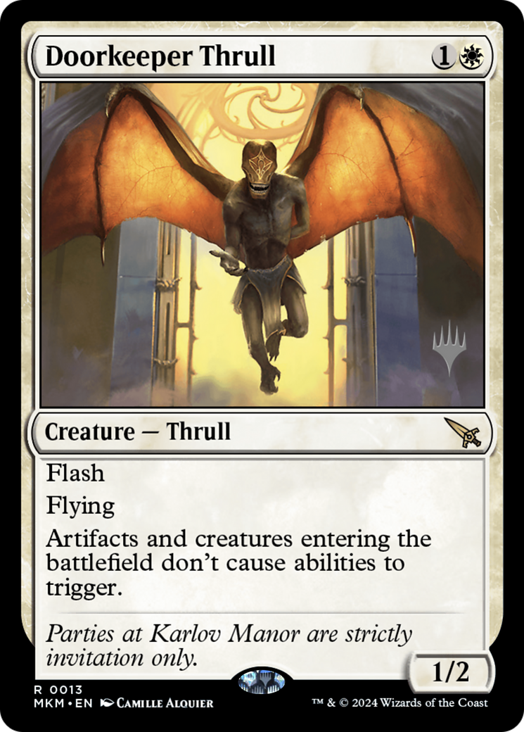 Doorkeeper Thrull [Murders at Karlov Manor Promos]