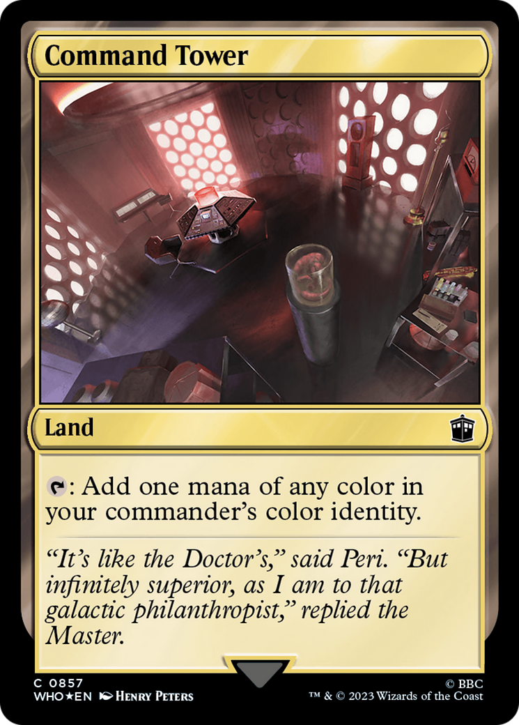 Command Tower (0857) (Surge Foil) [Doctor Who] Foil