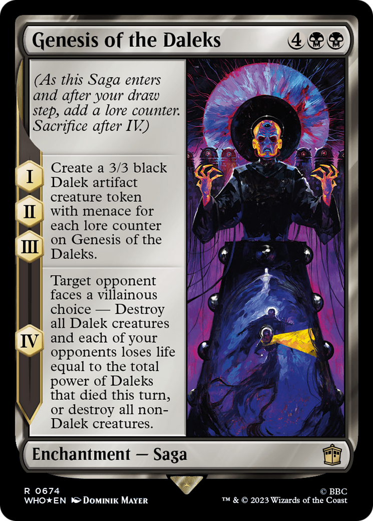 Genesis of the Daleks (Surge Foil) [Doctor Who] Foil
