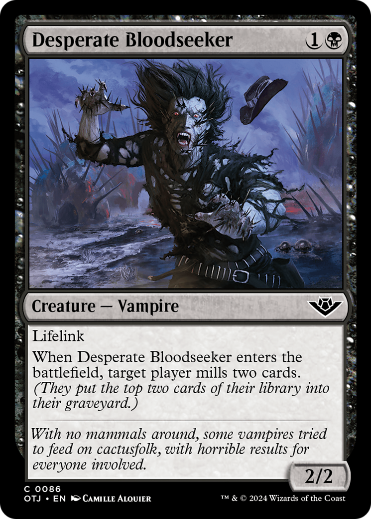 Desperate Bloodseeker - Outlaws of Thunder Junction