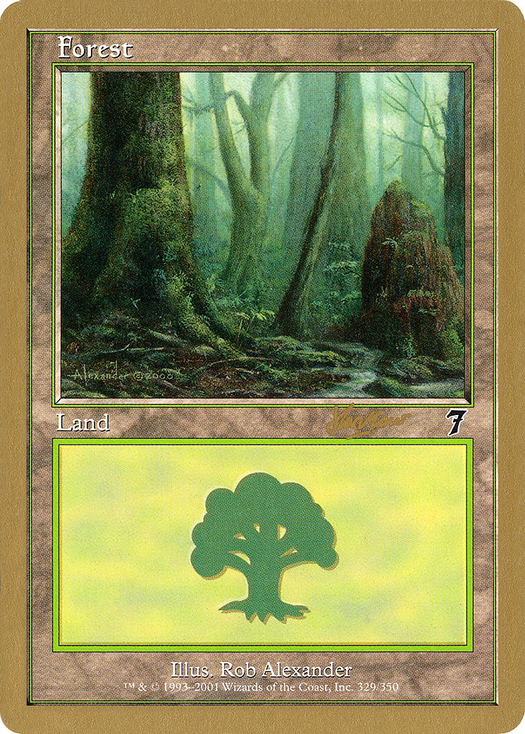 Forest (329) - 2002 Sim Han How (7ED) [World Championship Decks 2002]