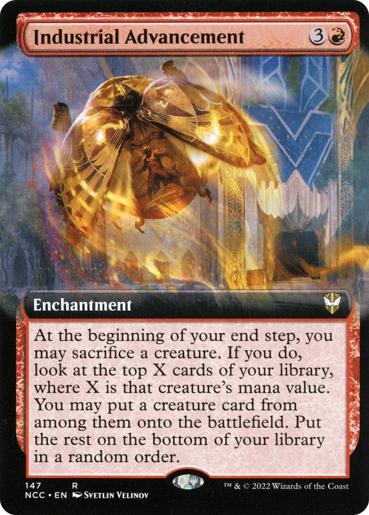 Industrial Advancement (Extended Art): (Extended Art) [New Capenna Commander]