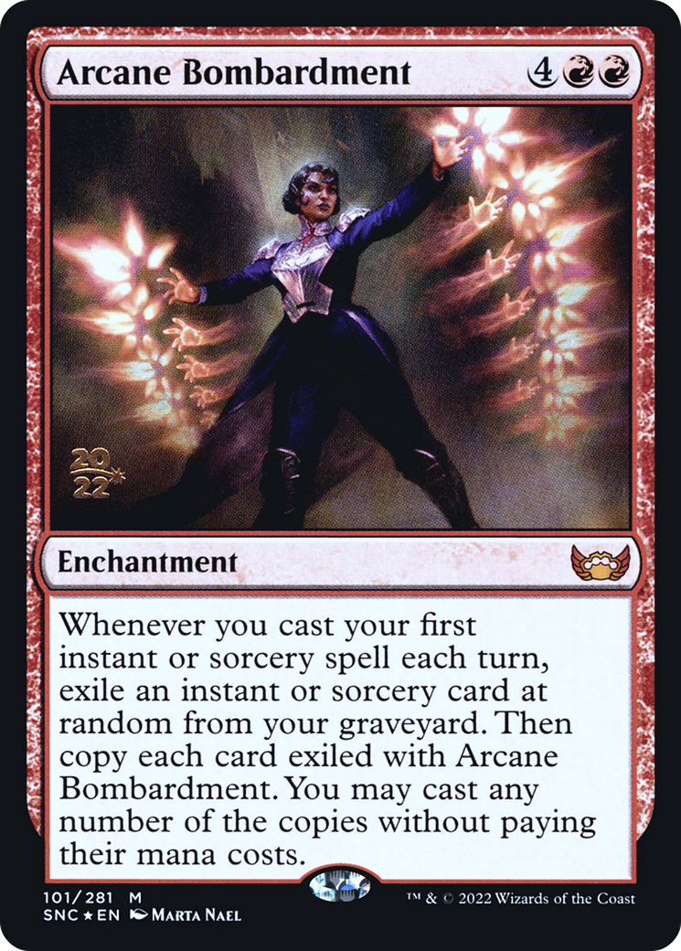 Arcane Bombardment - Streets of New Capenna Promos Foil