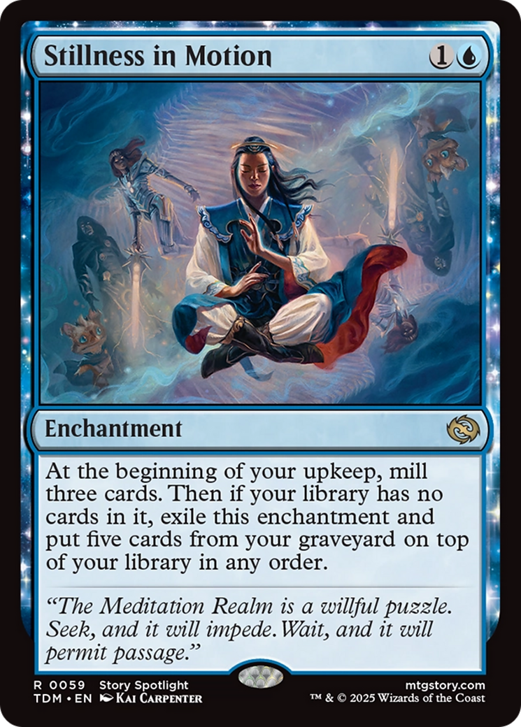 Stillness in Motion - [Tarkir: Dragonstorm]: (enchantment)