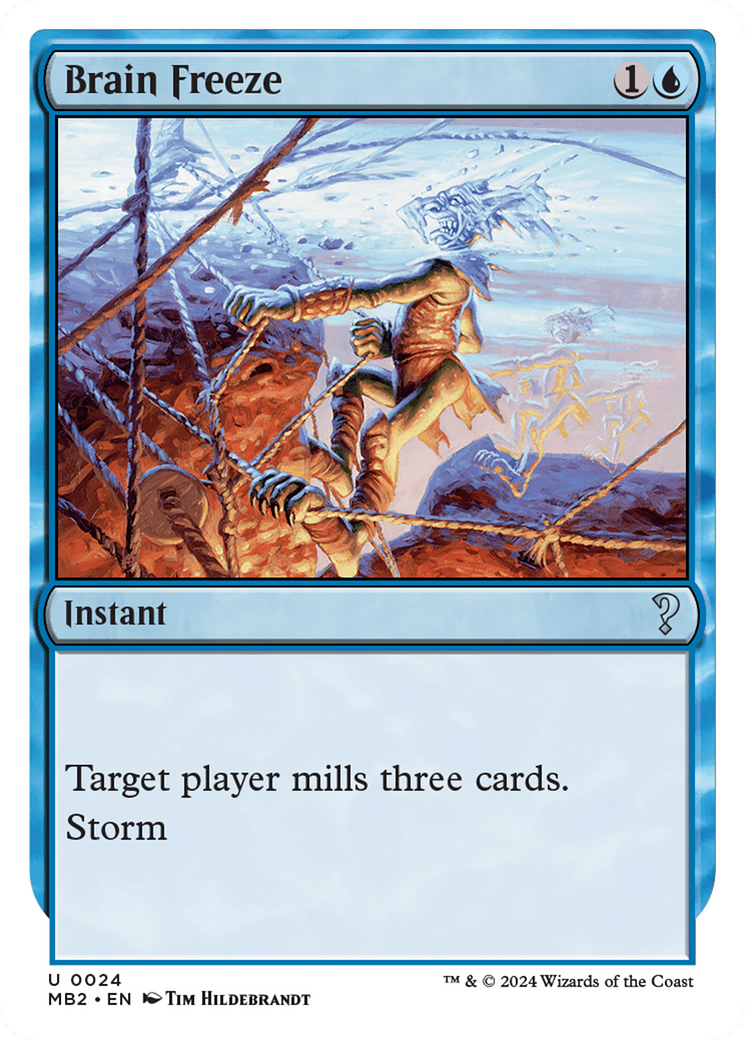 Brain Freeze (White Border) - Mystery Booster 2
