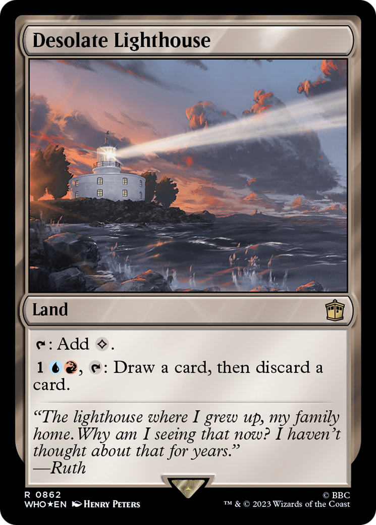 Desolate Lighthouse (Surge Foil) [Doctor Who] Foil