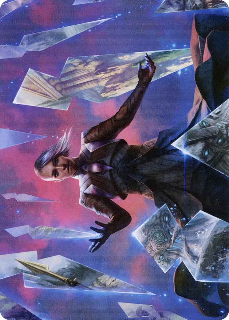 Behold the Multiverse Art Card - Art Series: Kaldheim (Borderless)