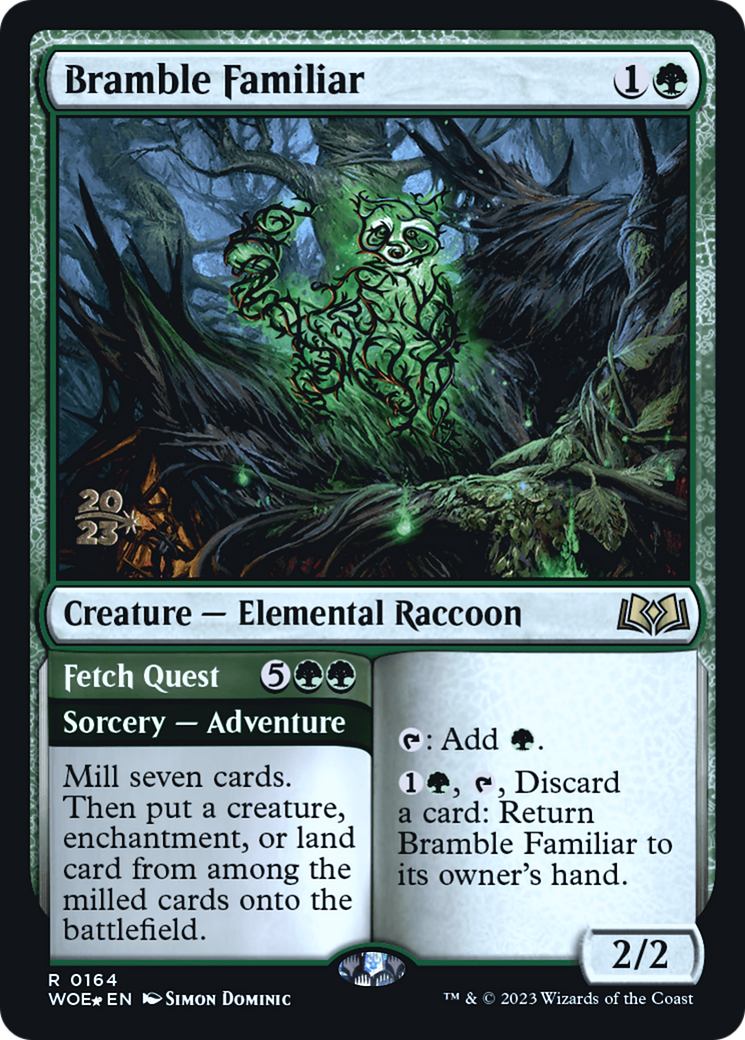 Bramble Familiar - Wilds of Eldraine Promos Foil