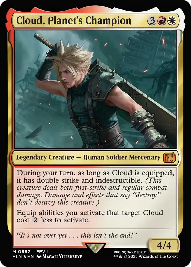 Cloud, Planet's Champion [FINAL FANTASY] Foil