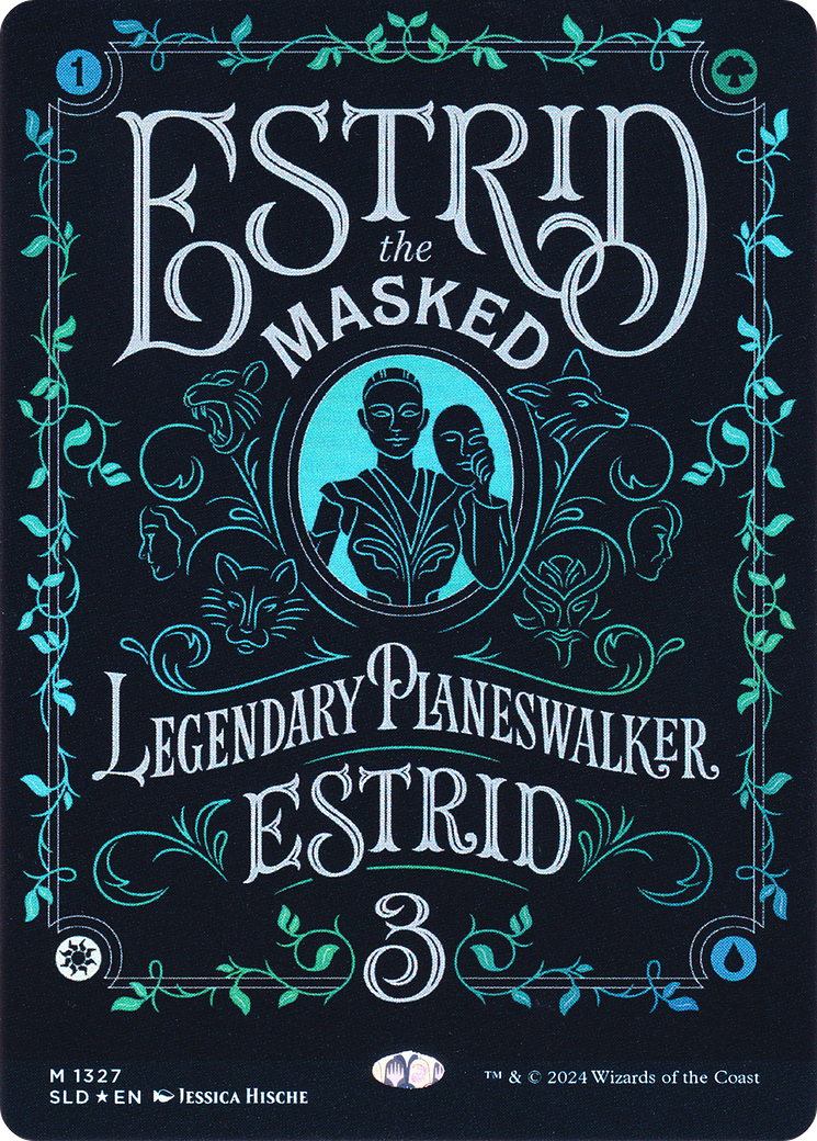 Estrid, the Masked (Borderless) [Secret Lair Drop] Foil