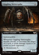Giggling Skitterspike (Extended Art): (Extended Art) [Duskmourn: House of Horror Commander]