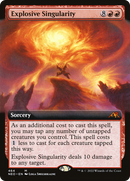 Explosive Singularity (Extended Art): (Extended Art) [Kamigawa: Neon Dynasty]