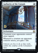 Authority of the Consuls (FDN) [Foundations Promos] Foil