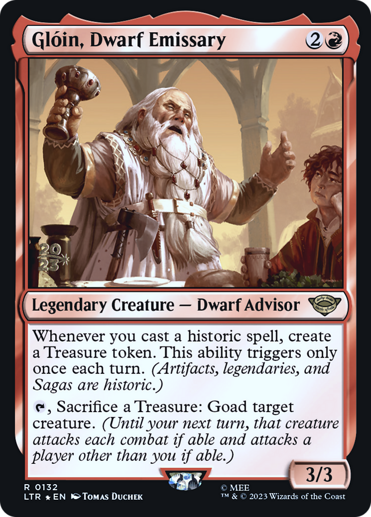 Gloin, Dwarf Emissary [Tales of Middle-earth Promos] Foil