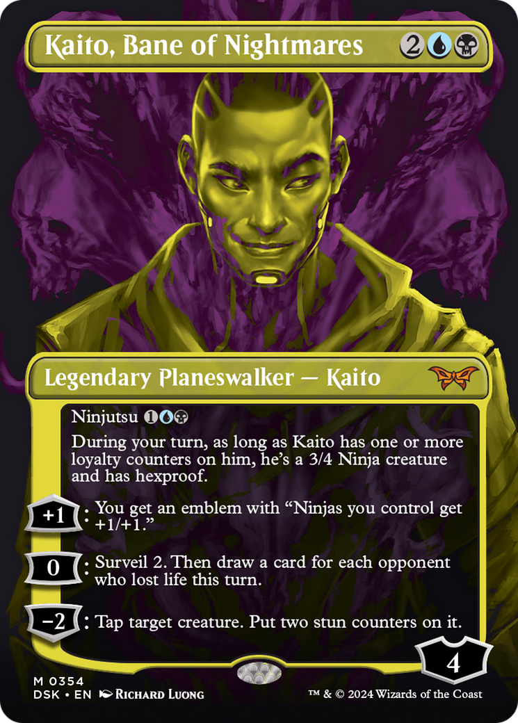 Kaito, Bane of Nightmares (Showcase) [Duskmourn: House of Horror] (Borderless)