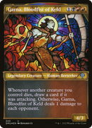 Garna, Bloodfist of Keld (Textured Foil): (Showcase) [Dominaria United] Foil