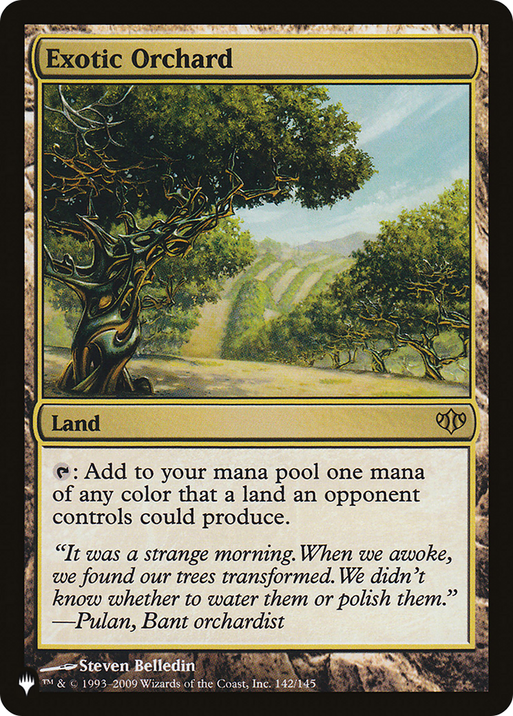 Exotic Orchard (CON) [The List]