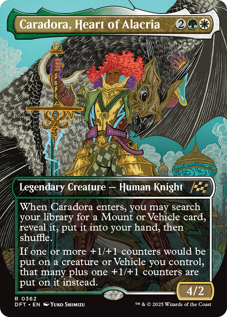 Caradora, Heart of Alacria (Borderless) - Aetherdrift