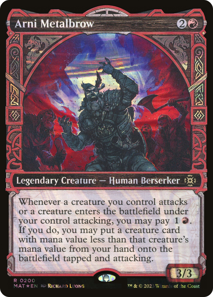 Arni Metalbrow (Halo Foil) - March of the Machine: The Aftermath: (Showcase) Foil