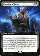 Blessing of Frost (Extended Art) - Kaldheim: (Extended Art, snow)