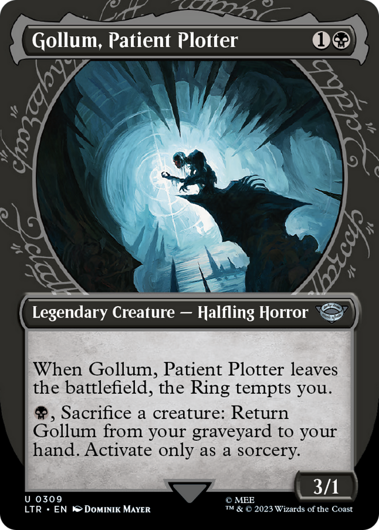 Gollum, Patient Plotter (Showcase): (Showcase) (Borderless) [The Lord of the Rings: Tales of Middle-earth]