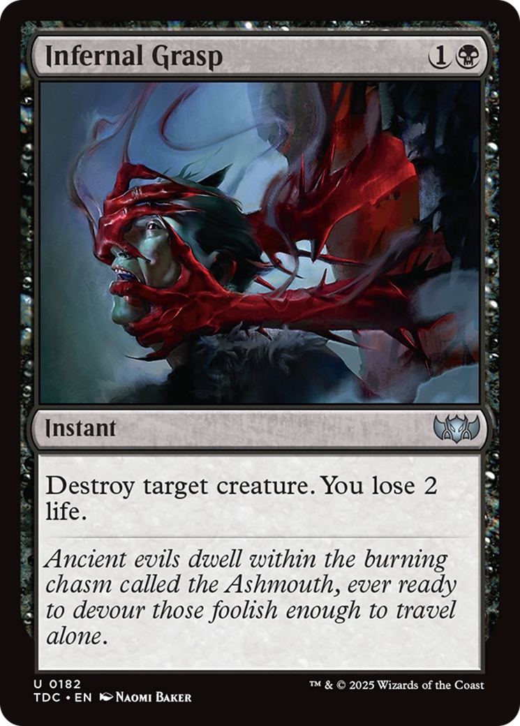 Infernal Grasp [Commander: Tarkir: Dragonstorm]