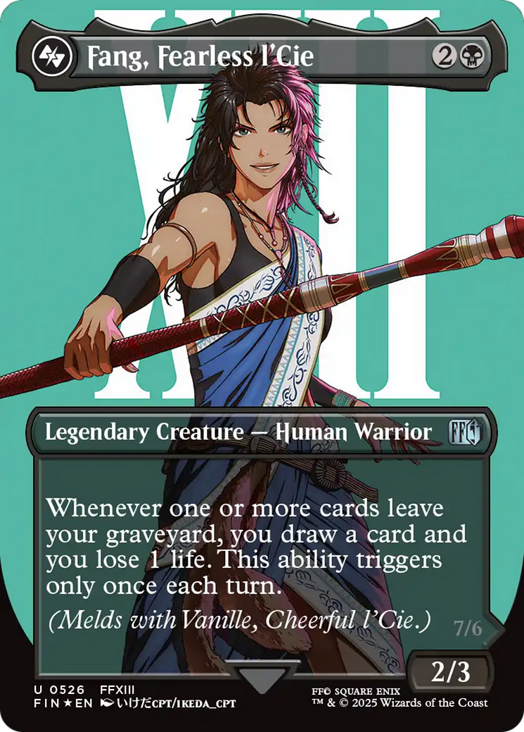 Fang, Fearless l'Cie (Borderless) (Surge Foil) [FINAL FANTASY] Foil