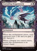 Corroding Dragonstorm (Showcase): (Showcase, enchantment) [Tarkir: Dragonstorm]