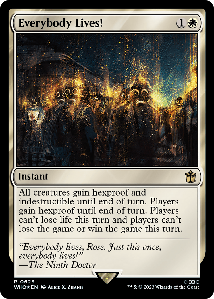 Everybody Lives! (Surge Foil) [Doctor Who] Foil