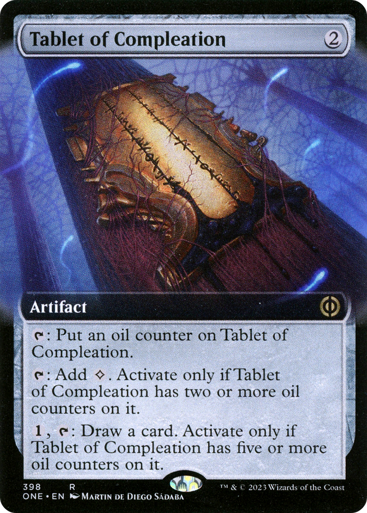 Tablet of Compleation (Extended Art) - [Phyrexia: All Will Be One]: (Extended Art)