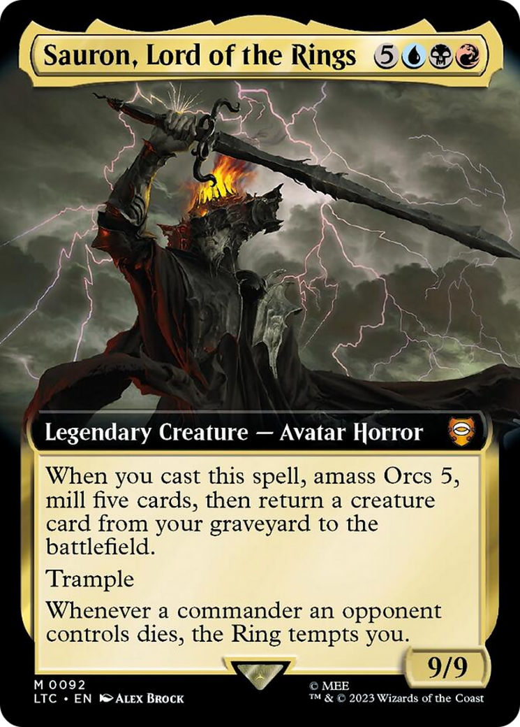 Sauron, Lord of the Rings (Extended Art) [The Lord of the Rings: Tales Sauron, Lord of the Rings (Extended Art) [The Lord of the Rings: Tales