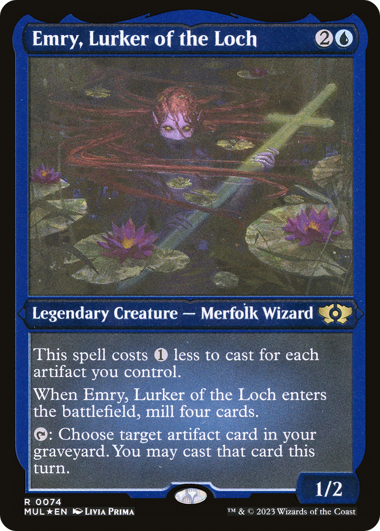 Emry, Lurker of the Loch (Foil Etched) - Multiverse Legends Foil