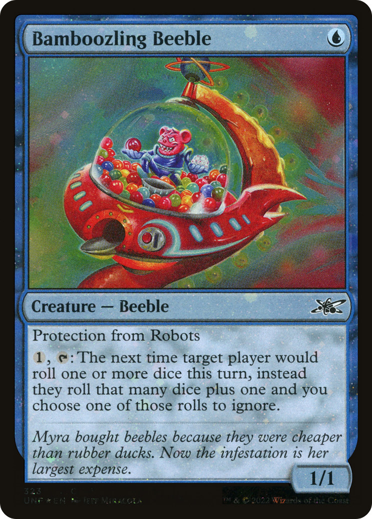 Bamboozling Beeble (Galaxy Foil) - Unfinity Foil
