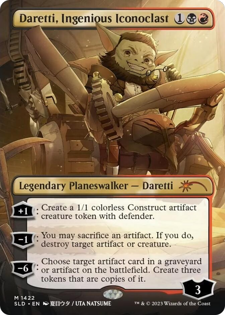 Daretti, Ingenious Iconoclast (Rainbow Foil) (Borderless) [Secret Lair Drop] Foil