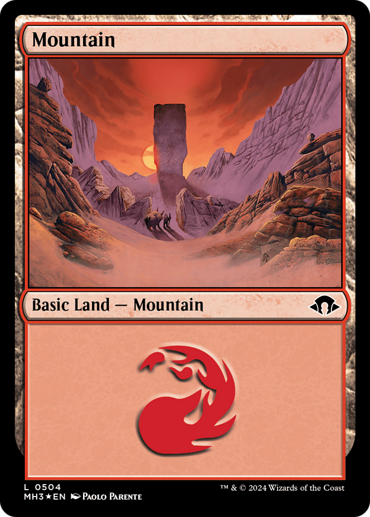 Mountain (0504) (Ripple Foil) - [Modern Horizons 3] Foil