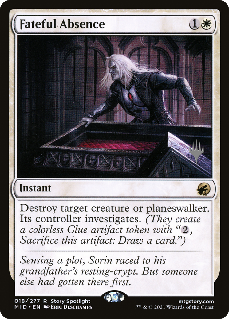 Fateful Absence [Innistrad: Midnight Hunt Promos]
