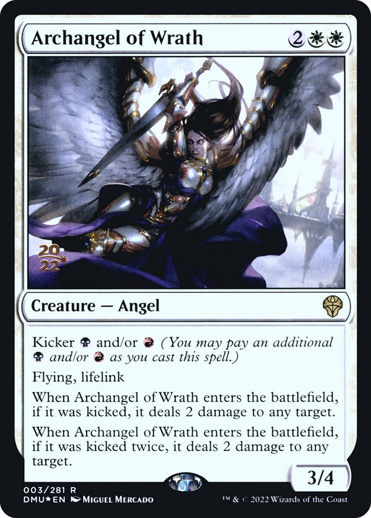 Archangel of Wrath - Dominaria United Promos Foil